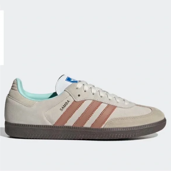 adidas Samba OG Crystal White Clay Strata - Picture 1 of 15